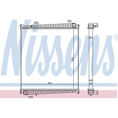 Foto Kühler, Motorkühlung NISSENS 6378750