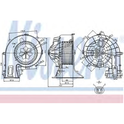 Foto Ventilatore abitacolo NISSENS 87049