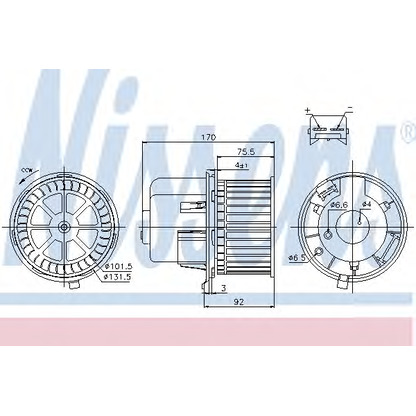 Foto Ventilatore abitacolo NISSENS 87061