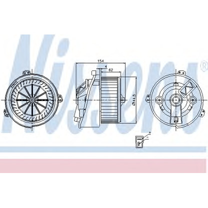 Foto Ventilatore abitacolo NISSENS 87129