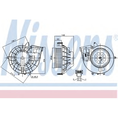 Foto Ventilatore abitacolo NISSENS 87210