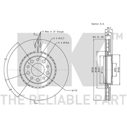 Photo Brake Disc NK 201023