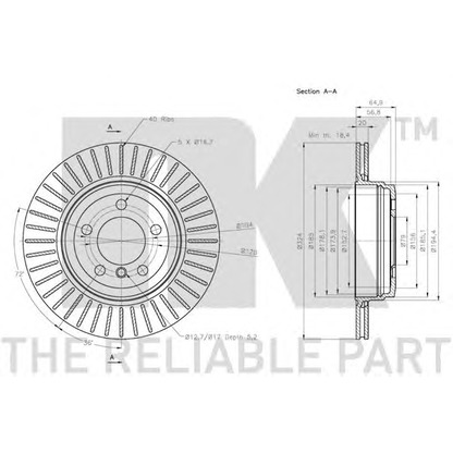 Photo Brake Disc NK 201578