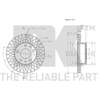 Photo Brake Disc NK 201941