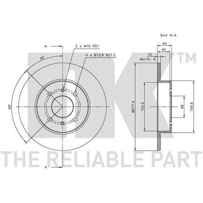 Photo Brake Disc NK 202252