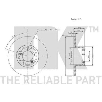 Photo Brake Disc NK 202509