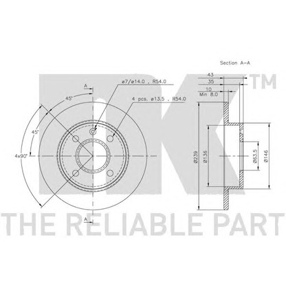 Photo Brake Disc NK 202526