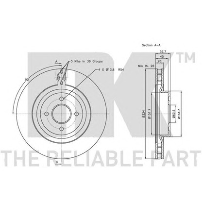 Photo Brake Disc NK 202566