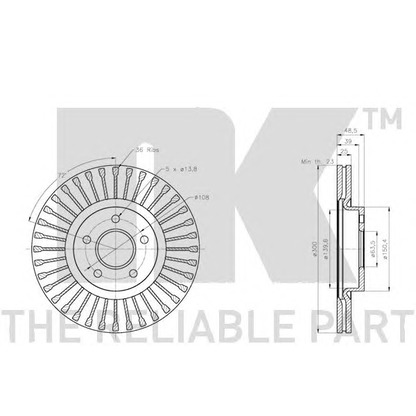 Photo Brake Disc NK 202591