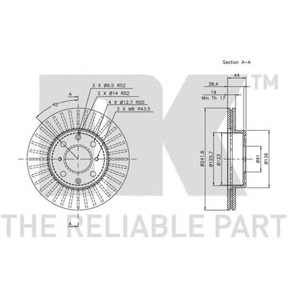 Photo Brake Disc NK 202612