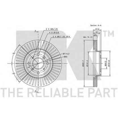 Photo Brake Disc NK 202620