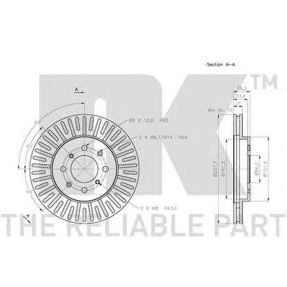 Photo Brake Disc NK 202647