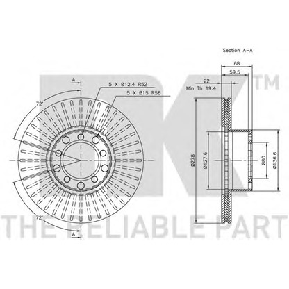 Photo Brake Disc NK 203322