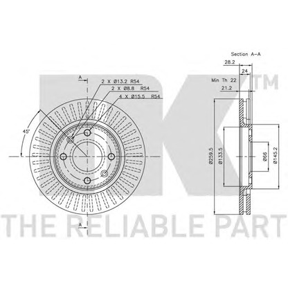 Photo Brake Disc NK 203719