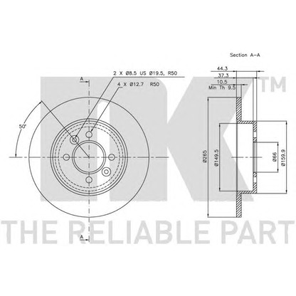 Photo Brake Disc NK 203914