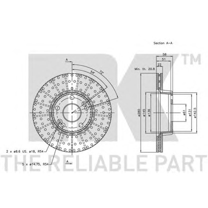 Photo Brake Disc NK 203921