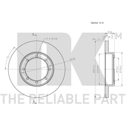 Photo Brake Disc NK 203979