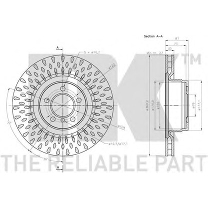 Photo Brake Disc NK 204044