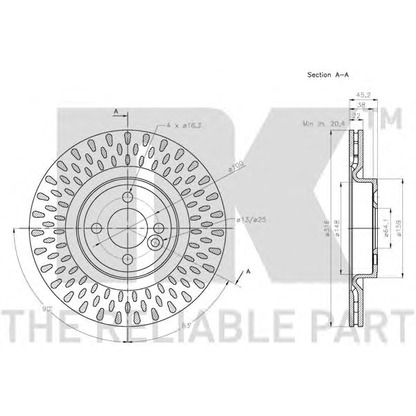 Photo Brake Disc NK 204046