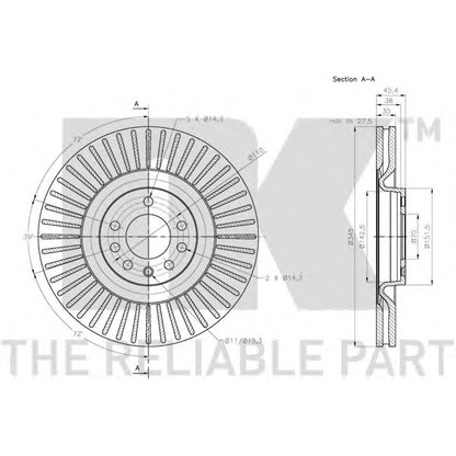 Photo Brake Disc NK 204112