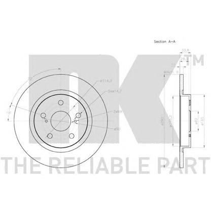 Photo Brake Disc NK 2045131