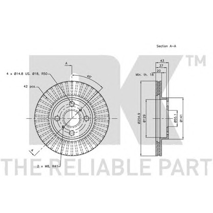 Photo Brake Disc NK 204588