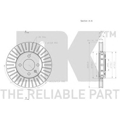 Photo Brake Disc NK 2047157