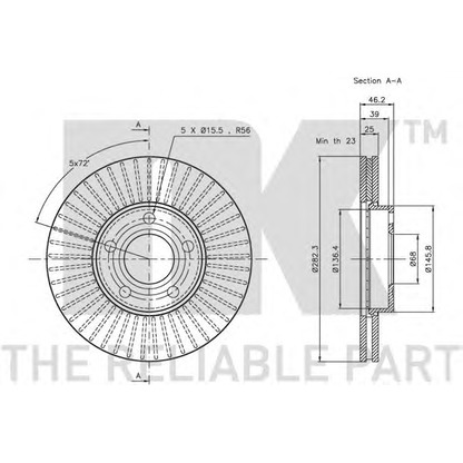 Photo Brake Disc NK 204765