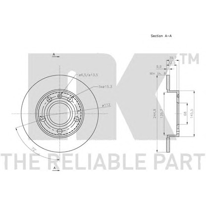 Photo Brake Disc NK 204778