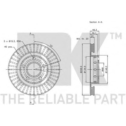 Photo Brake Disc NK 204798