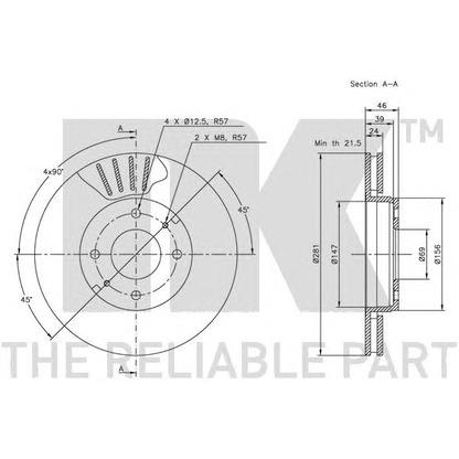 Photo Brake Disc NK 204839