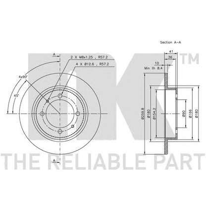 Photo Brake Disc NK 204840