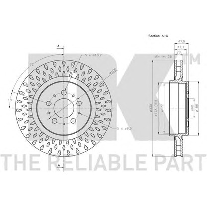 Photo Brake Disc NK 204867