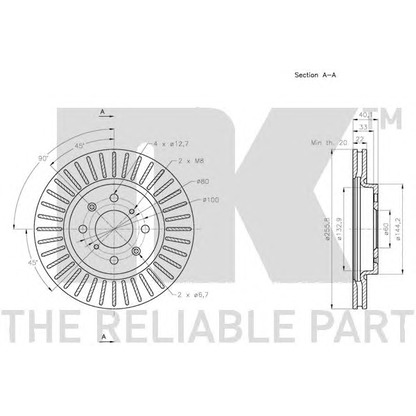 Photo Brake Disc NK 205224