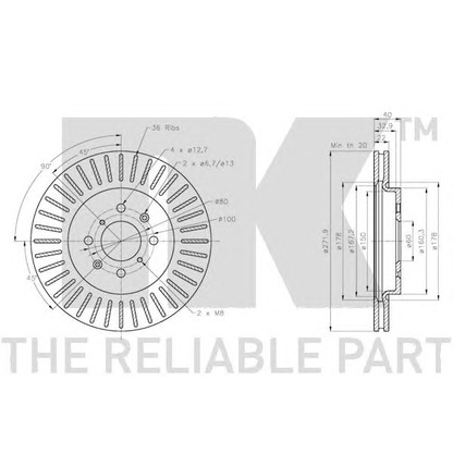 Photo Brake Disc NK 205236