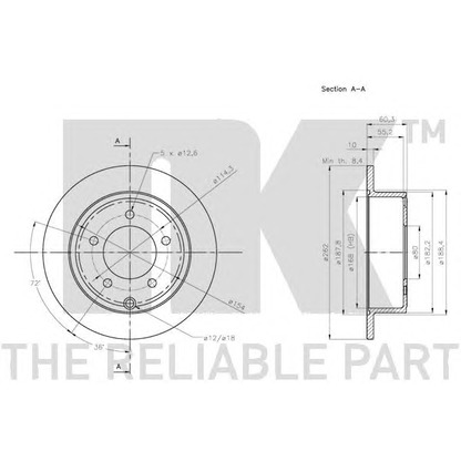 Photo Brake Disc NK 209330