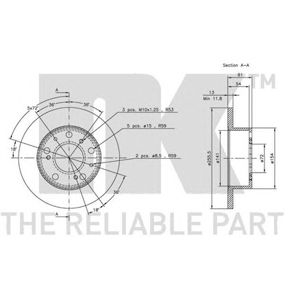 Photo Brake Disc NK 209913