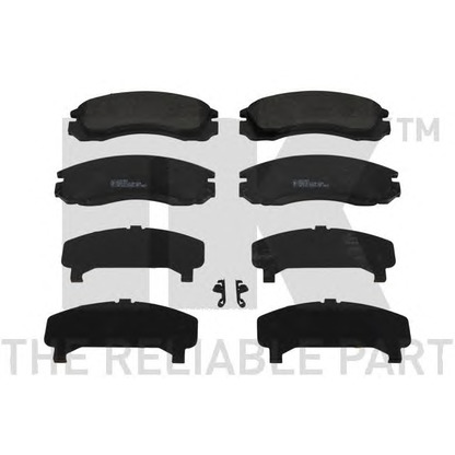 Photo Brake Pad Set, disc brake NK 221965