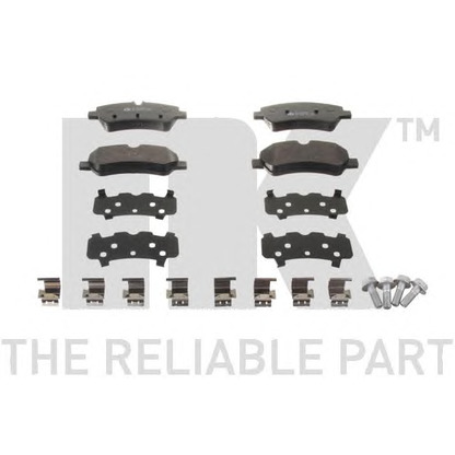 Photo Brake Pad Set, disc brake NK 222578