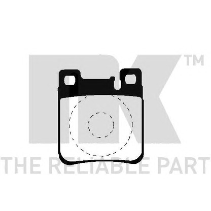 Photo Brake Pad Set, disc brake NK 223323