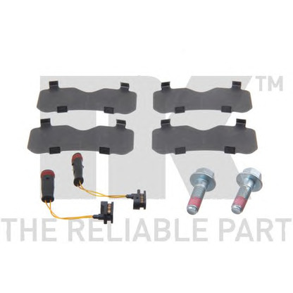 Photo Brake Pad Set, disc brake NK 223363