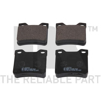 Photo Brake Pad Set, disc brake NK 223731