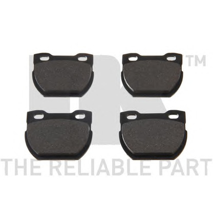 Photo Brake Pad Set, disc brake NK 224034