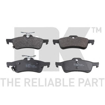 Photo Brake Pad Set, disc brake NK 224579