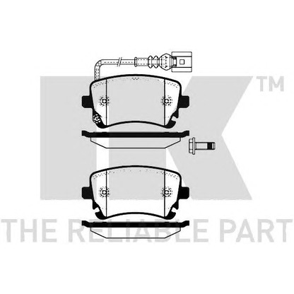 Photo Brake Pad Set, disc brake NK 224764