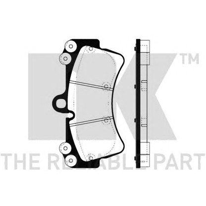 Photo Brake Pad Set, disc brake NK 224772