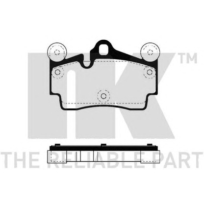 Photo Brake Pad Set, disc brake NK 224773