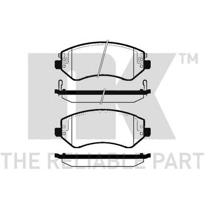 Photo Brake Pad Set, disc brake NK 229318