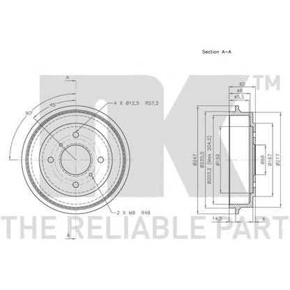 Photo Brake Drum NK 252211