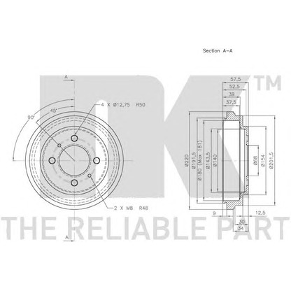 Photo Brake Drum NK 252214